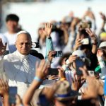 Pope Leo gets rock star welcome at youth festival in Rome